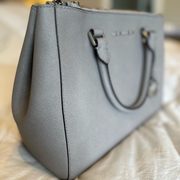 Michael Kors Saffiano Leather Satchel - Picture 6 of 9